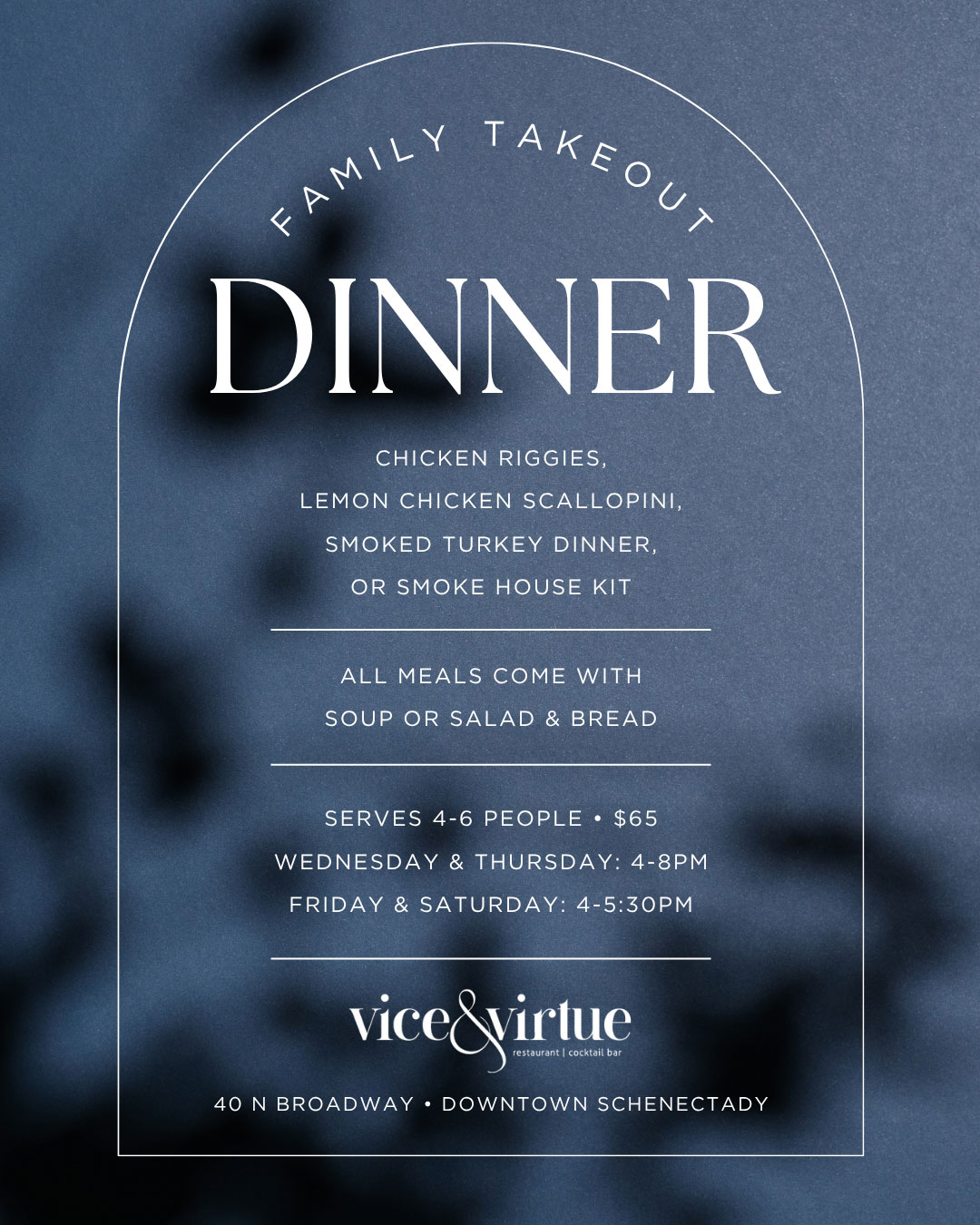 Family Takeout Dinners