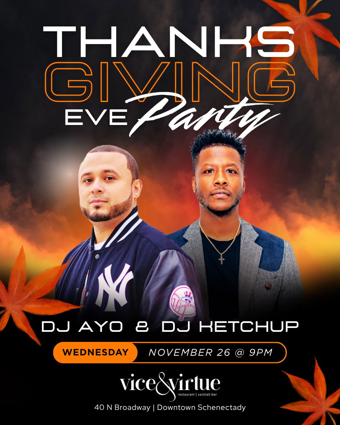 Thanksgiving Eve AyO Ketchup Schenectady