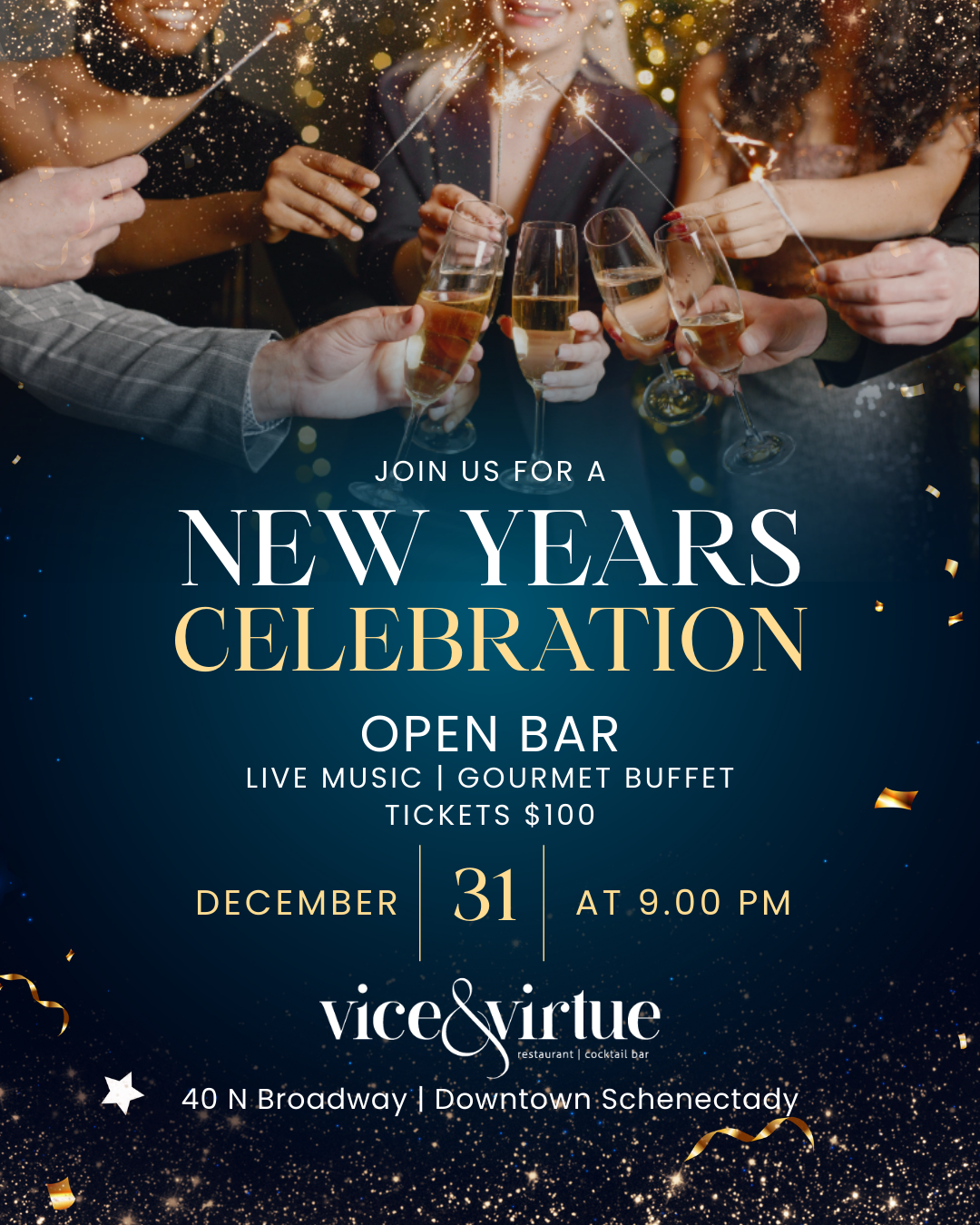 New Year's Eve NYE Downtown Schenectady